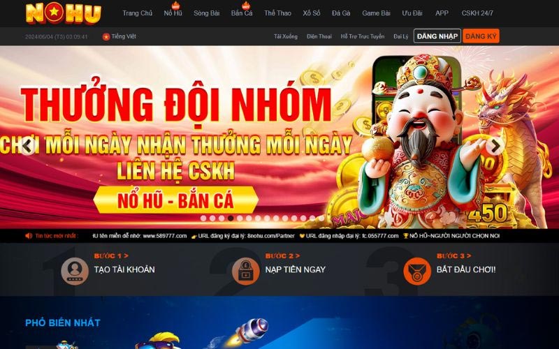 Lý do bạn nên trải nghiệm tại Nohu78 là gì?